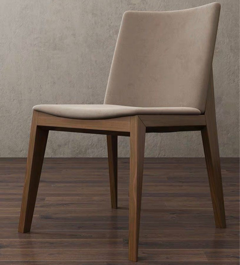 SUNRA Rustic Solid Wood Dining Chair
