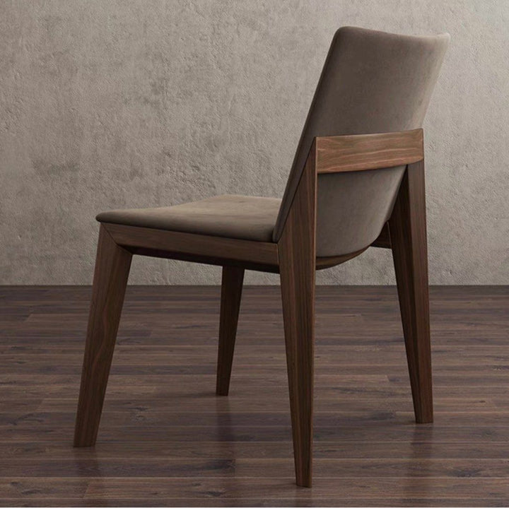 SUNRA Rustic Solid Wood Dining Chair