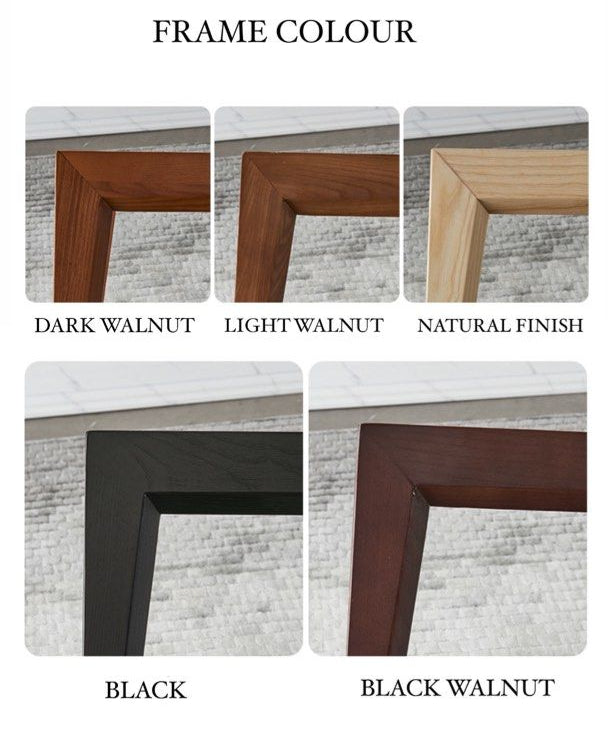 SUNRA Rustic Solid Wood Dining Chair