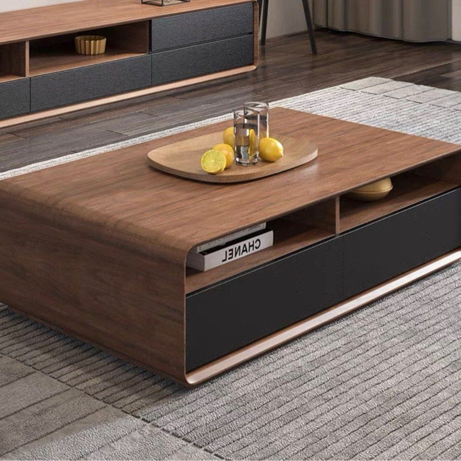 HILA Modern Wood Coffee Table