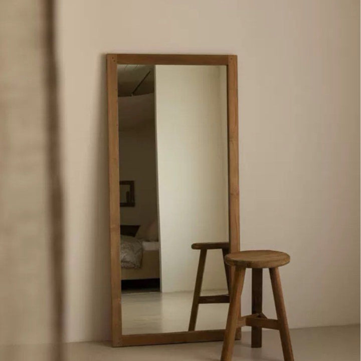 TRELIS Rustic Solid Wood Mirror