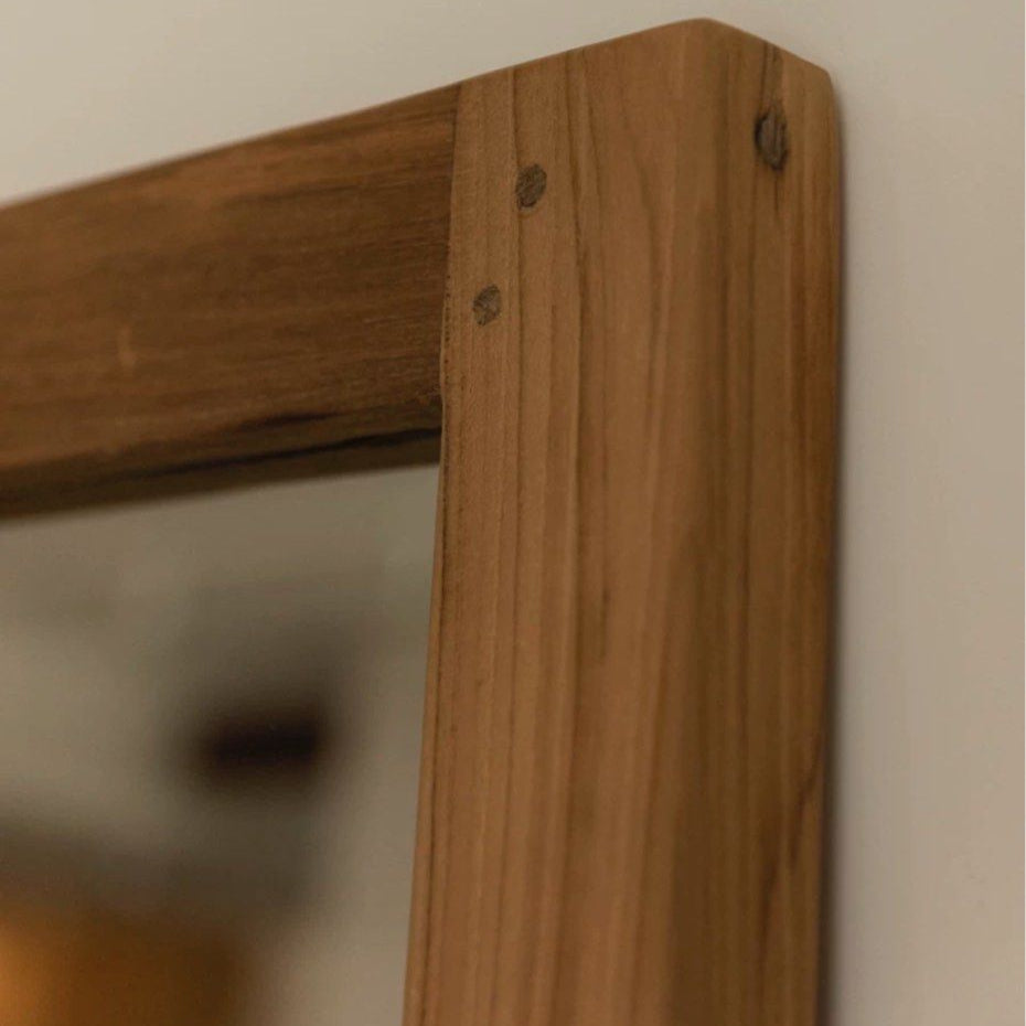 TRELIS Rustic Solid Wood Mirror