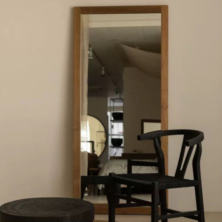 TRELIS Rustic Solid Wood Mirror