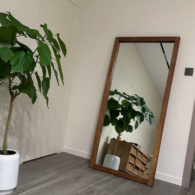 TRELIS Rustic Solid Wood Mirror