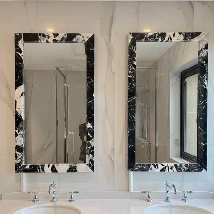 TRIANE Modern Marble Frame Mirror