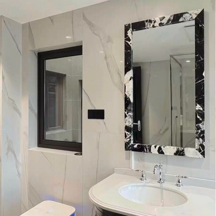 TRIANE Modern Marble Frame Mirror