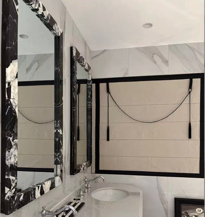 TRIANE Modern Marble Frame Mirror