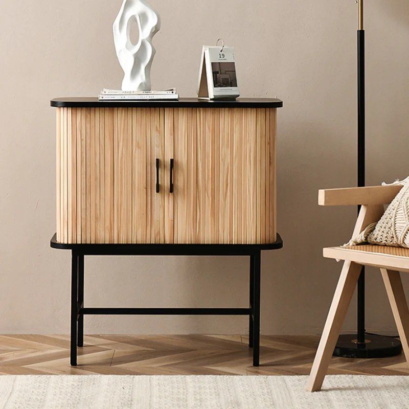 TRISHA 2 Door Wood Cabinet