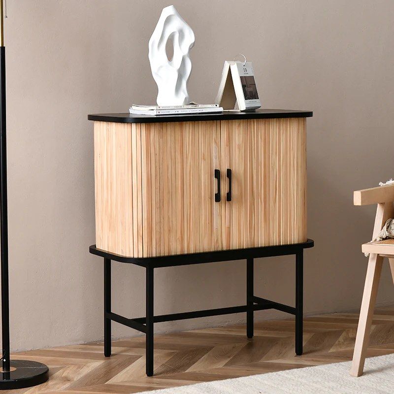 TRISHA 2 Door Wood Cabinet