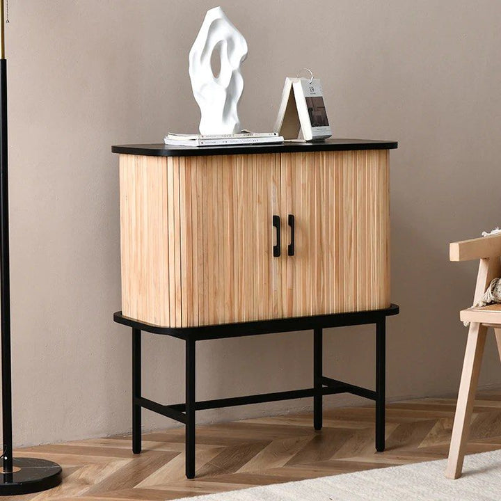 TRISHA 2 Door Wood Cabinet