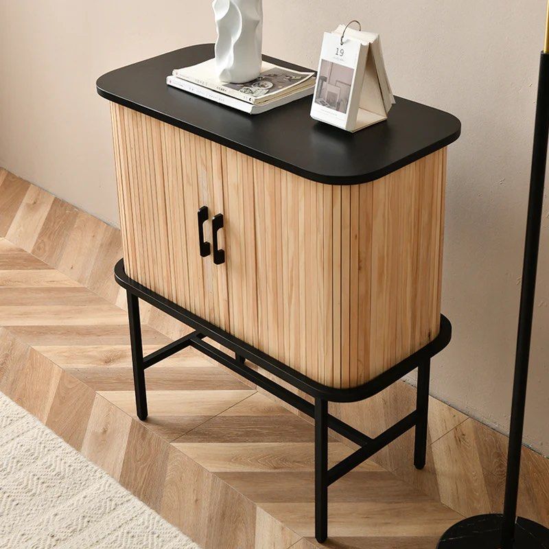 TRISHA 2 Door Wood Cabinet