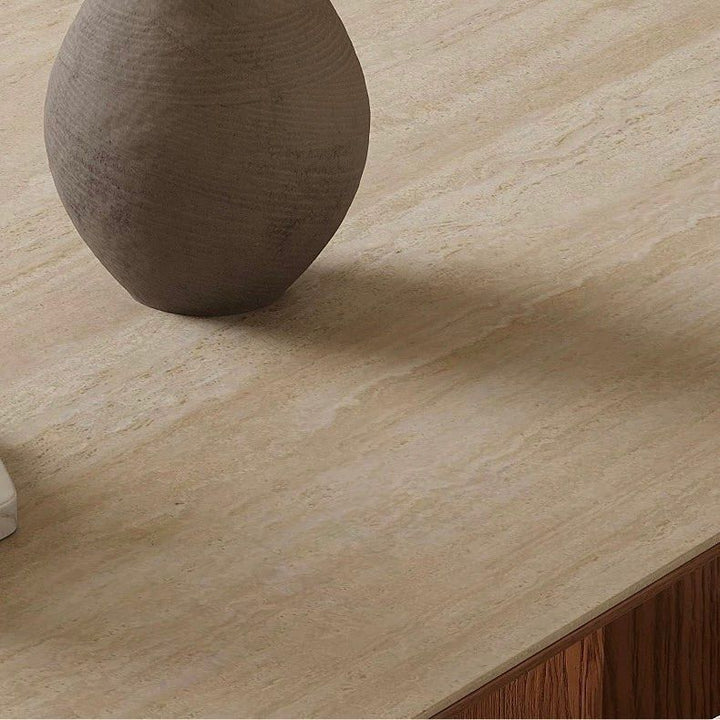 JERA Modern Travertine Dining Table