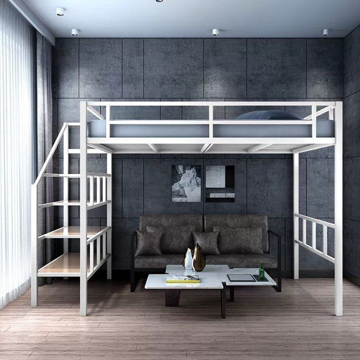 TROYE Modern Industrial Loft Bed