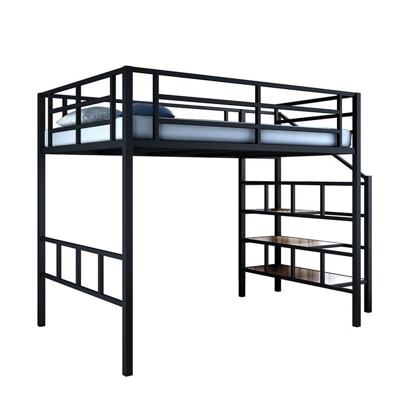 TROYE Modern Industrial Loft Bed