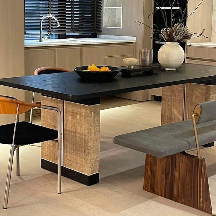 LAURENCE Modern Solid Wood Dining Table