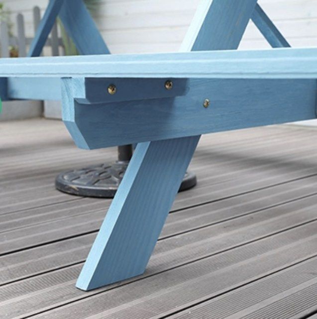 SERAN Solid Wood Outdoor Table & Bench