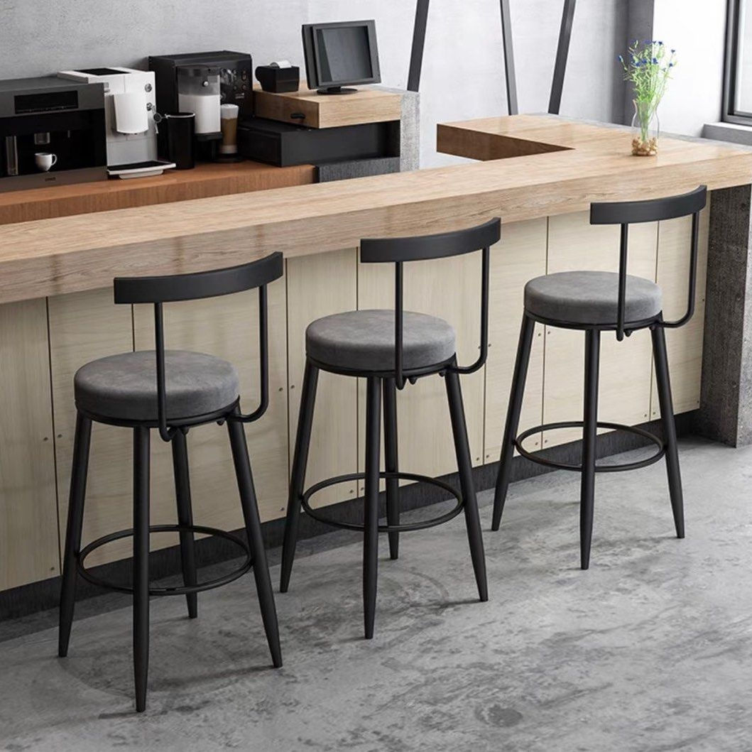 VEHI Modern Velvet Bar Stool – Radical Homes