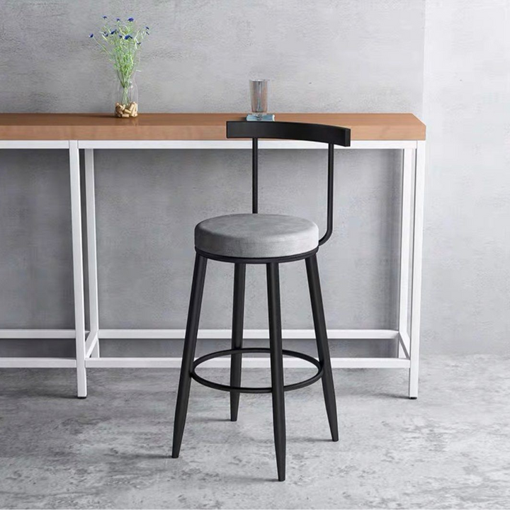 VEHI Modern Velvet Bar Stool