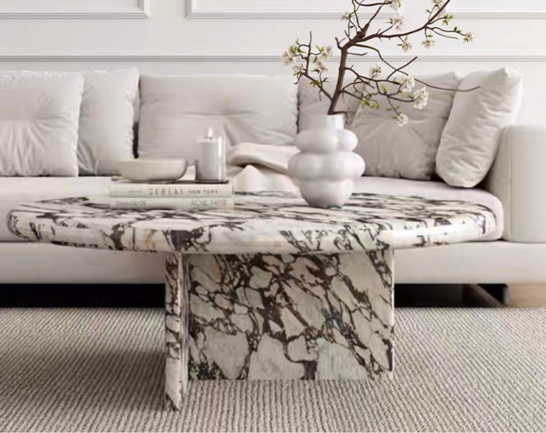 LAUREN Modern Marble Coffee Table