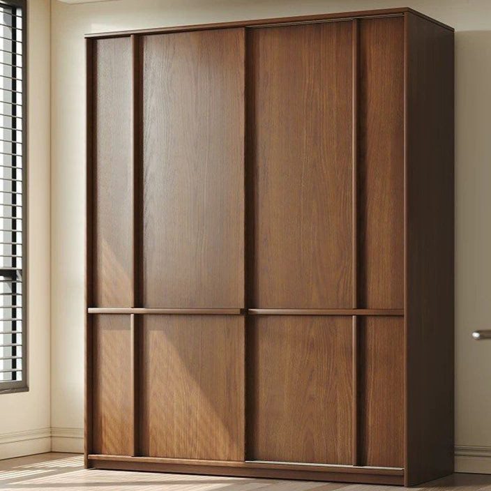 URSHER Modern Solid Wood Wardrobe