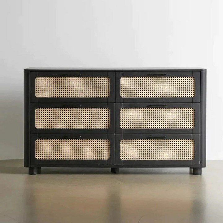 JEREMY Vintage Rattan Sideboard/Cabinet