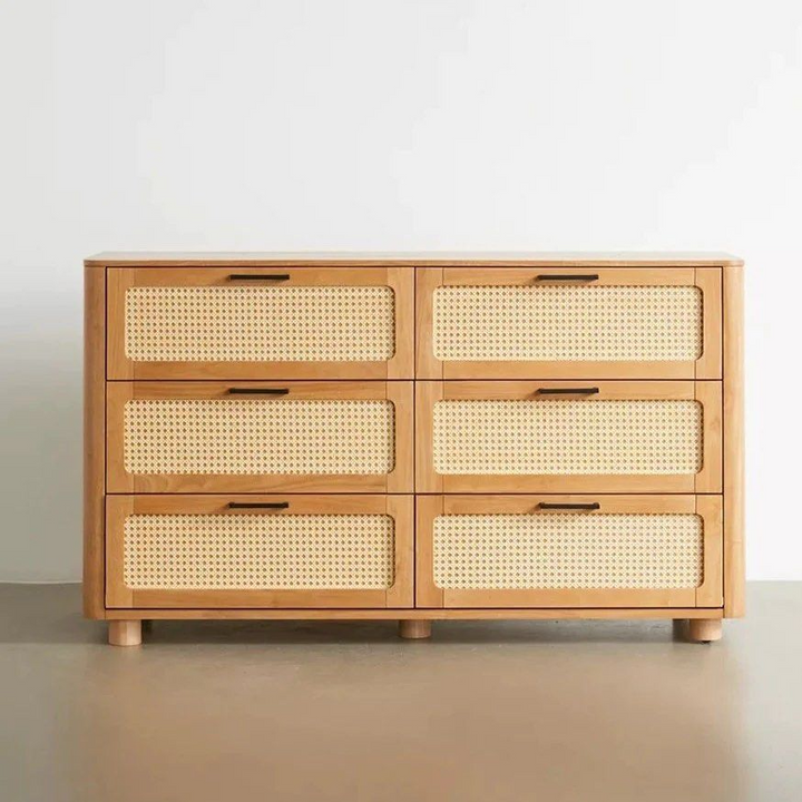 JEREMY Vintage Rattan Sideboard/Cabinet