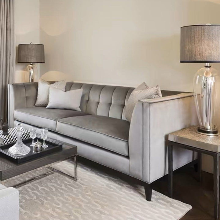 MAVELLE Modern Victorian Velvet Sofa