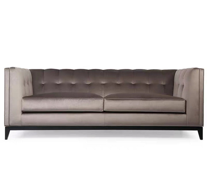 MAVELLE Modern Victorian Velvet Sofa