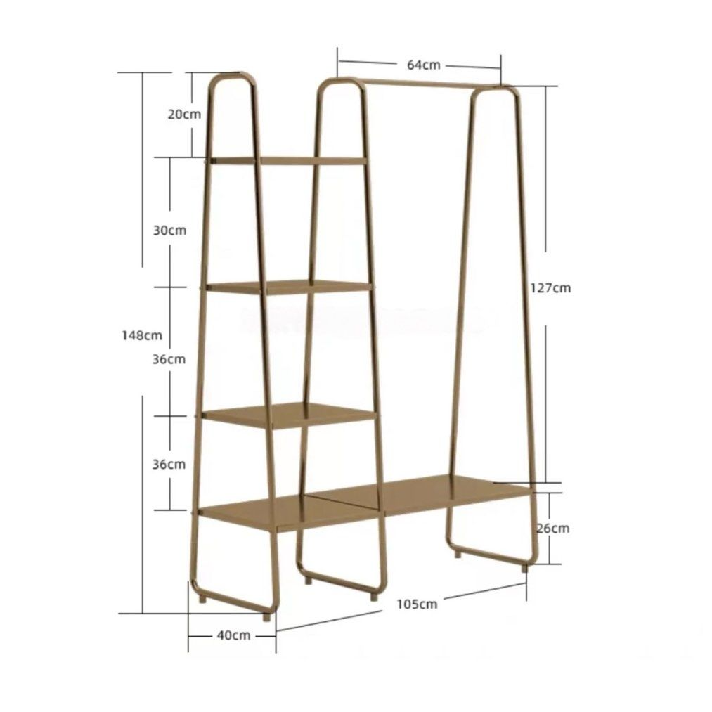 SABINA Modern Open Concept Wardrobe