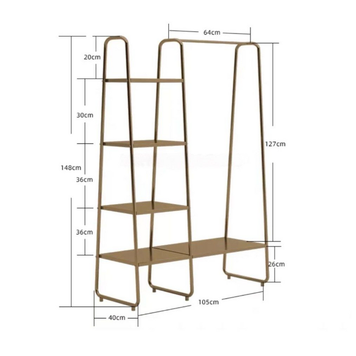 SABINA Modern Open Concept Wardrobe