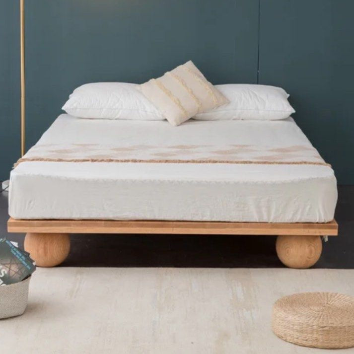 VADEL Japandi Solid Wood Bedframe