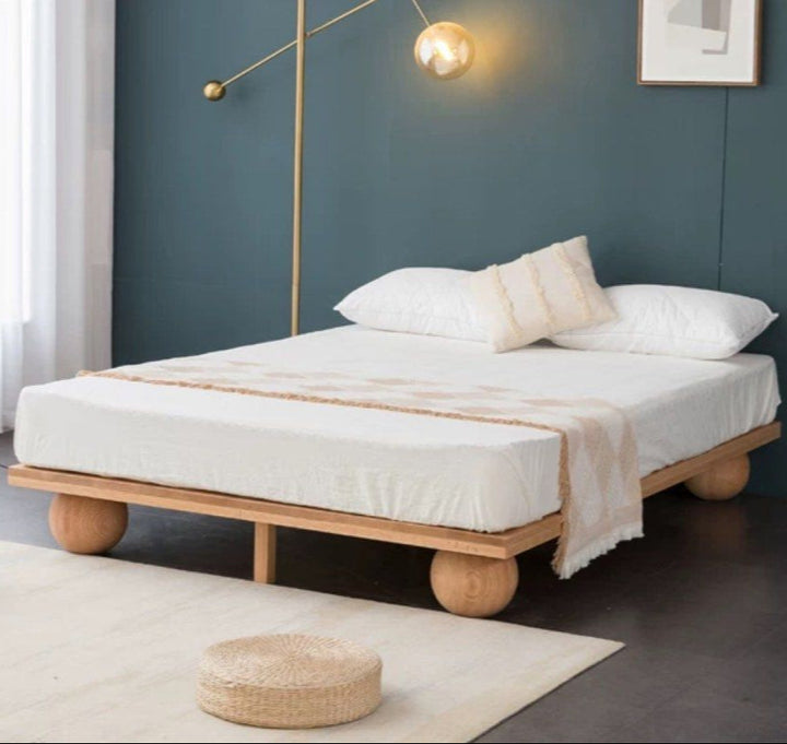 VADEL Japandi Solid Wood Bedframe