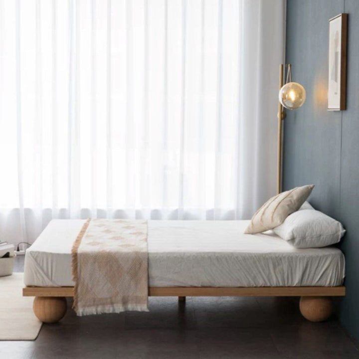 VADEL Japandi Solid Wood Bedframe