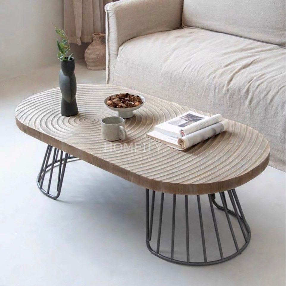 KIKO Japandi Solid Wood Coffee Table
