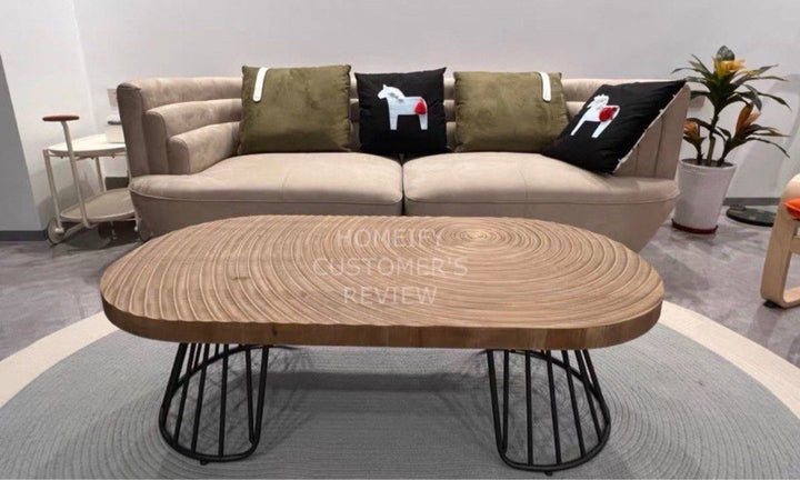 KIKO Japandi Solid Wood Coffee Table