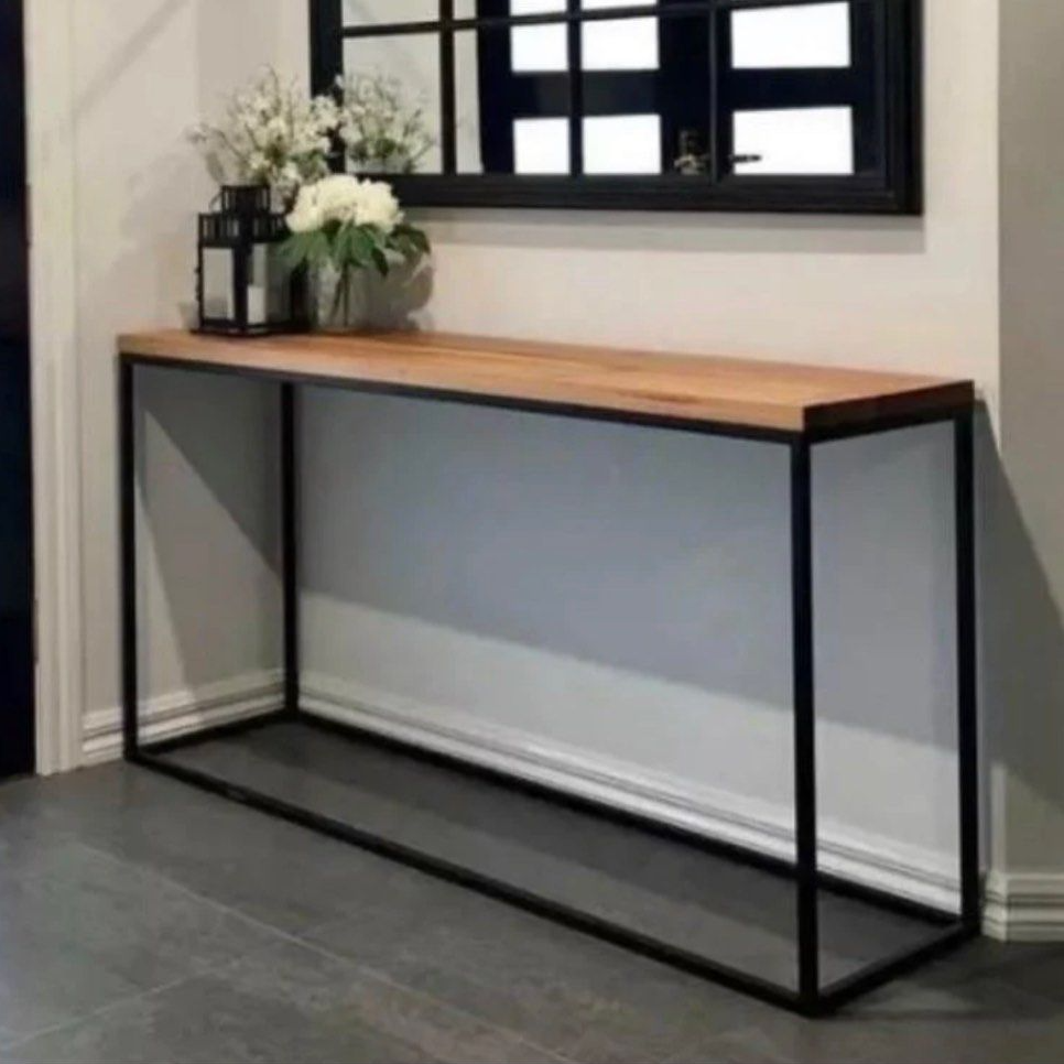 LYRA Ultra Slim Solid Wood Console Table