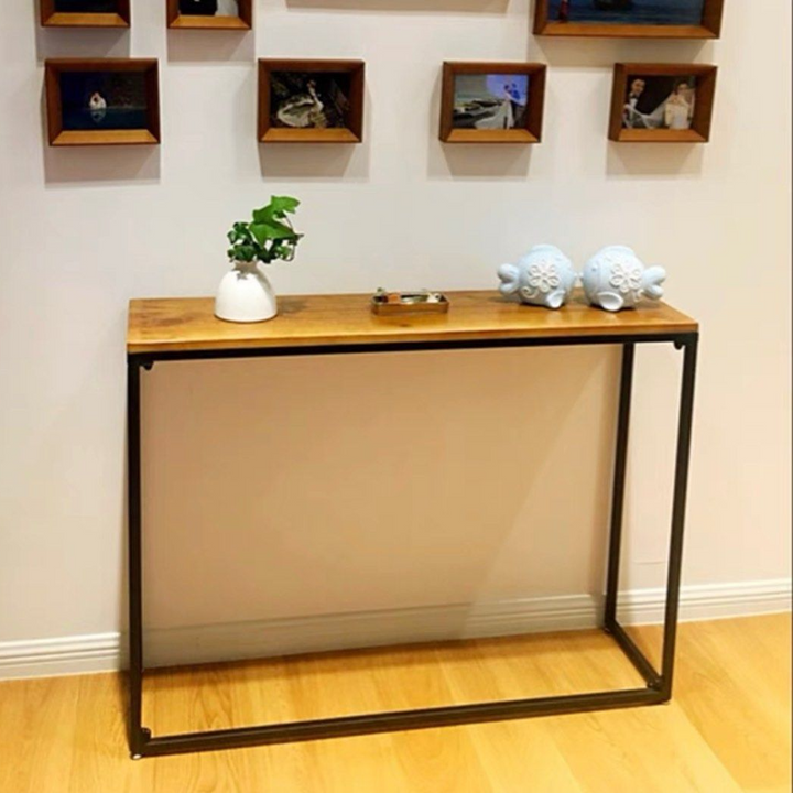 LYRA Ultra Slim Solid Wood Console Table