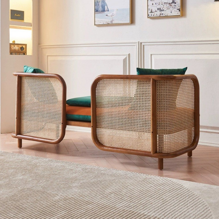 NOZUMI Japandi Rattan Sofa