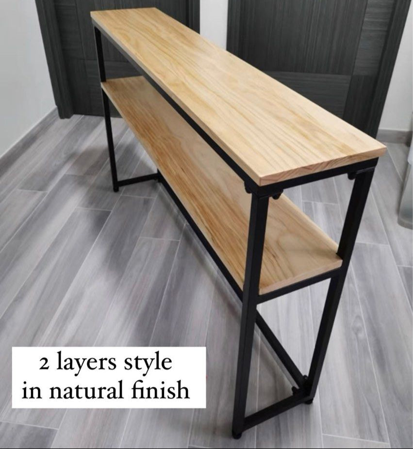 LYRA Ultra Slim Solid Wood Console Table
