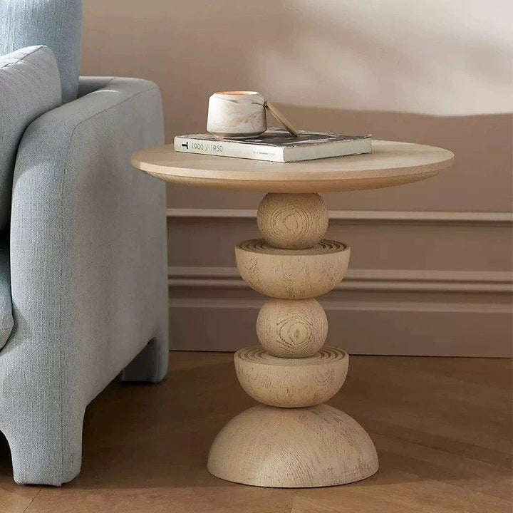 VALONCHE Modern Solid Wood Side Table