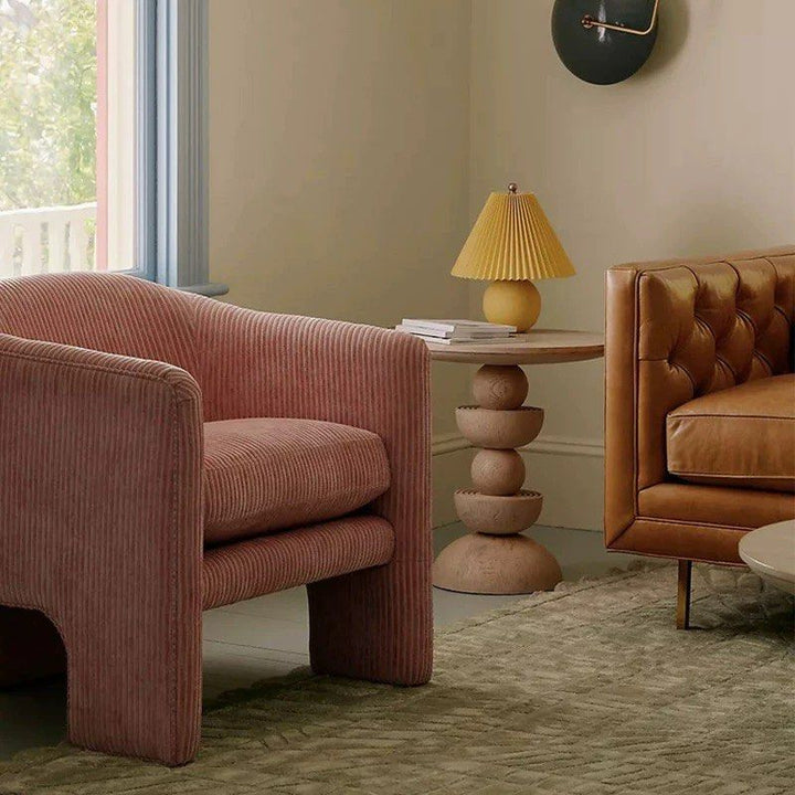 VALONCHE Modern Solid Wood Side Table