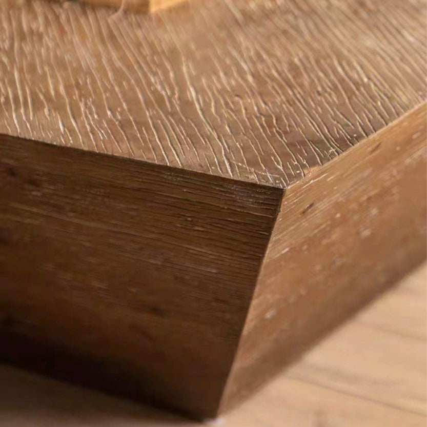 VANDERE Rustic Solid Wood Coffee Table