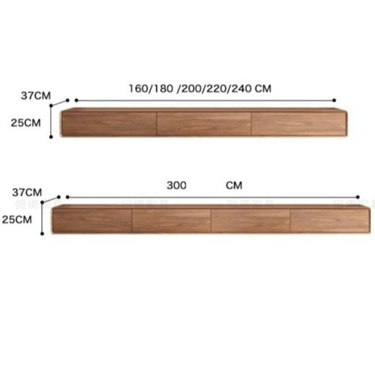 JANUS Modern Floating TV Console