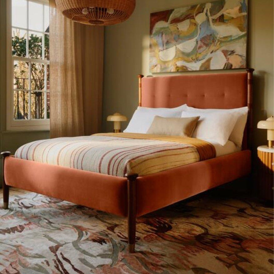 VAOLO Modern Velvet Bedframe