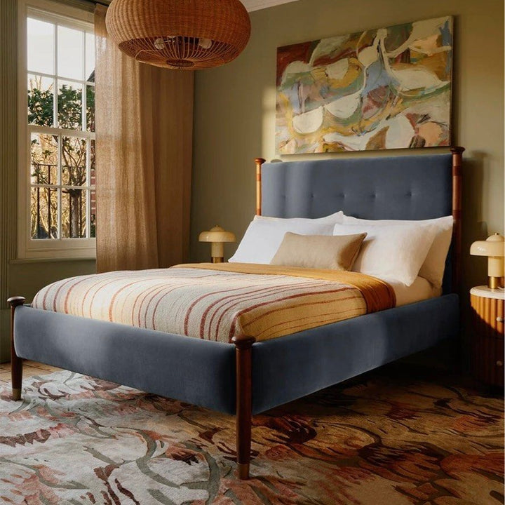 VAOLO Modern Velvet Bedframe
