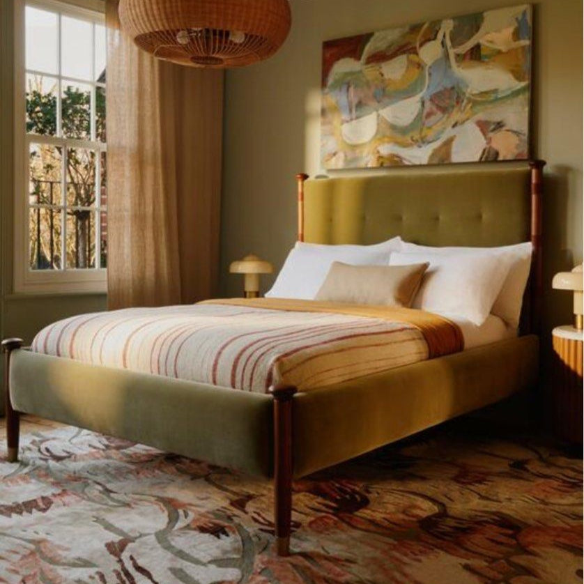 VAOLO Modern Velvet Bedframe