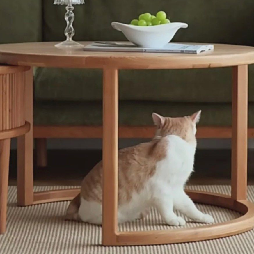 PHOEBE Round Coffee Table Set