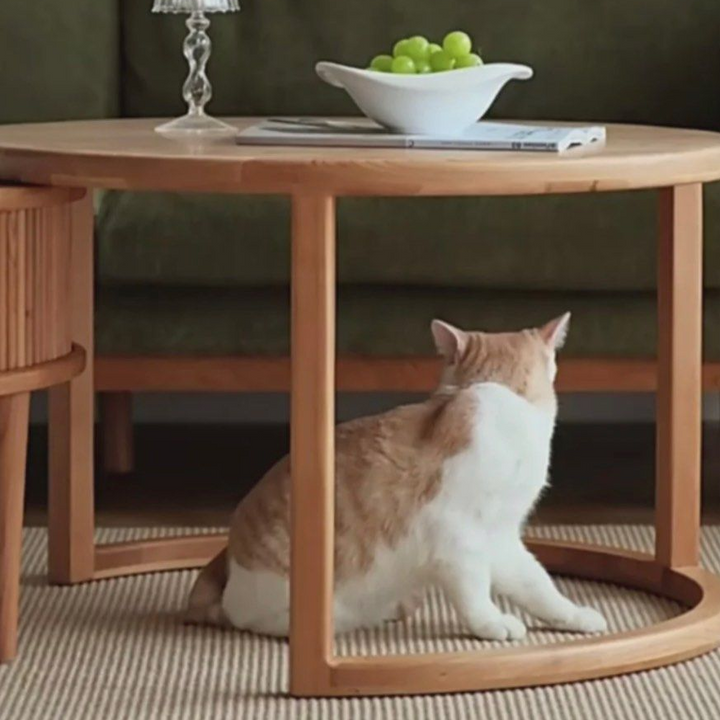 PHOEBE Round Coffee Table Set