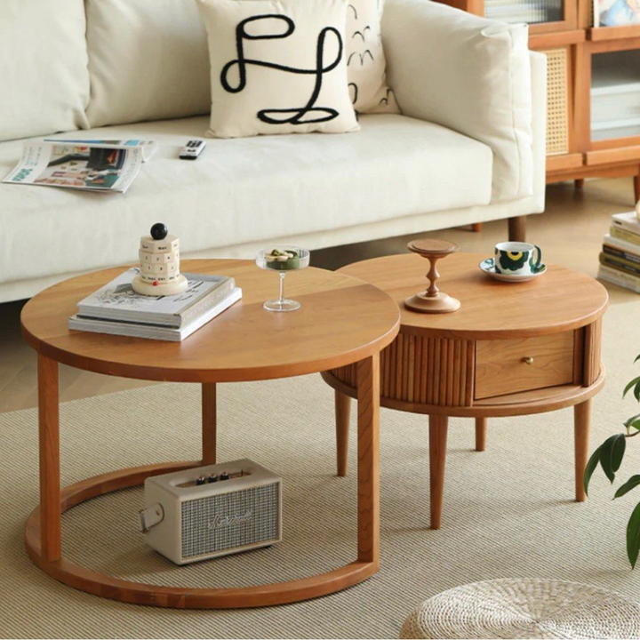 PHOEBE Round Coffee Table Set