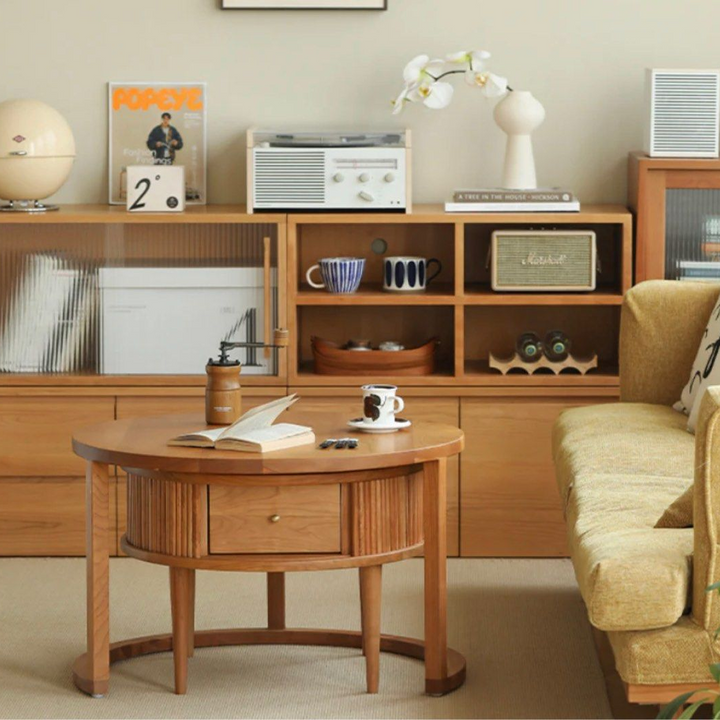 PHOEBE Round Coffee Table Set